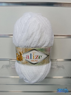 Alize Softy plus bílá č.055