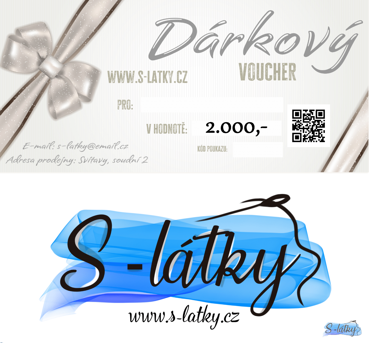DÁRKOVÝ POUKAZ v hodnotě 2.000,-