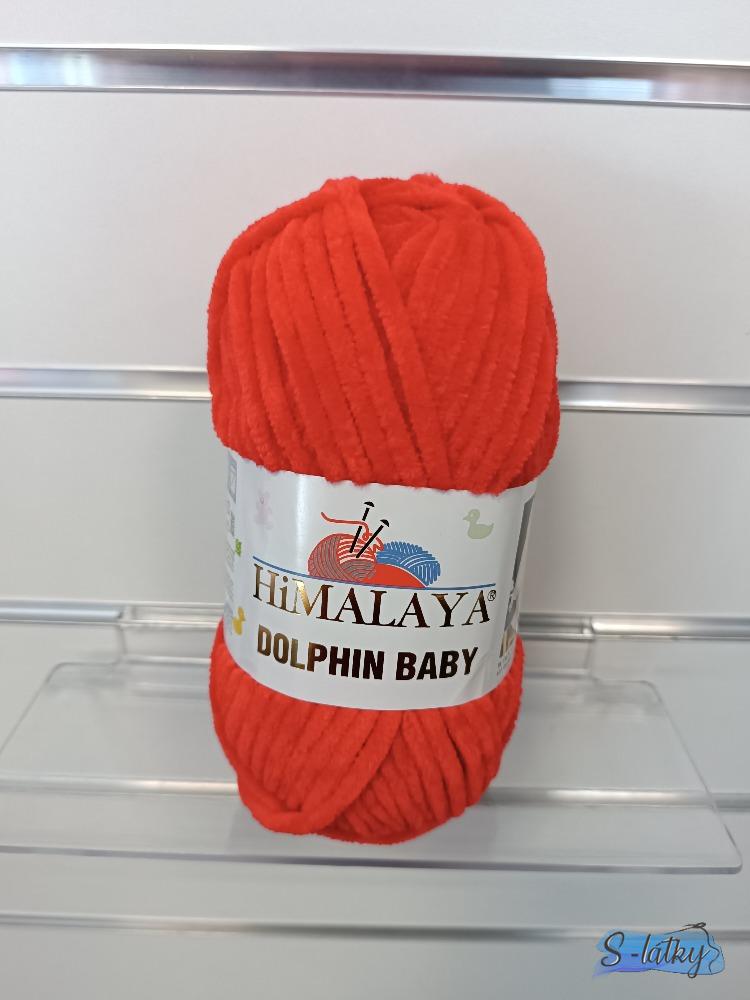 Příze Dolphin baby červená č.80318