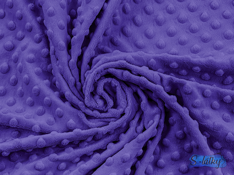 Premium minky fialová (Iris Bloom) 380g