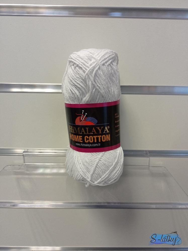 Příze Home cotton bílá č.122-01