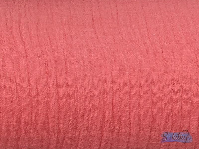 Dvojitá gázovina - korálová (coral)