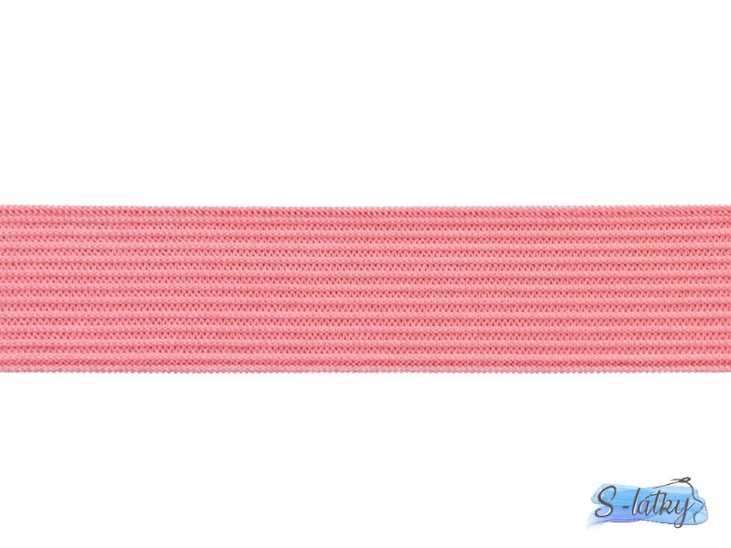 Pruženka hladká 20mm sv.růžová