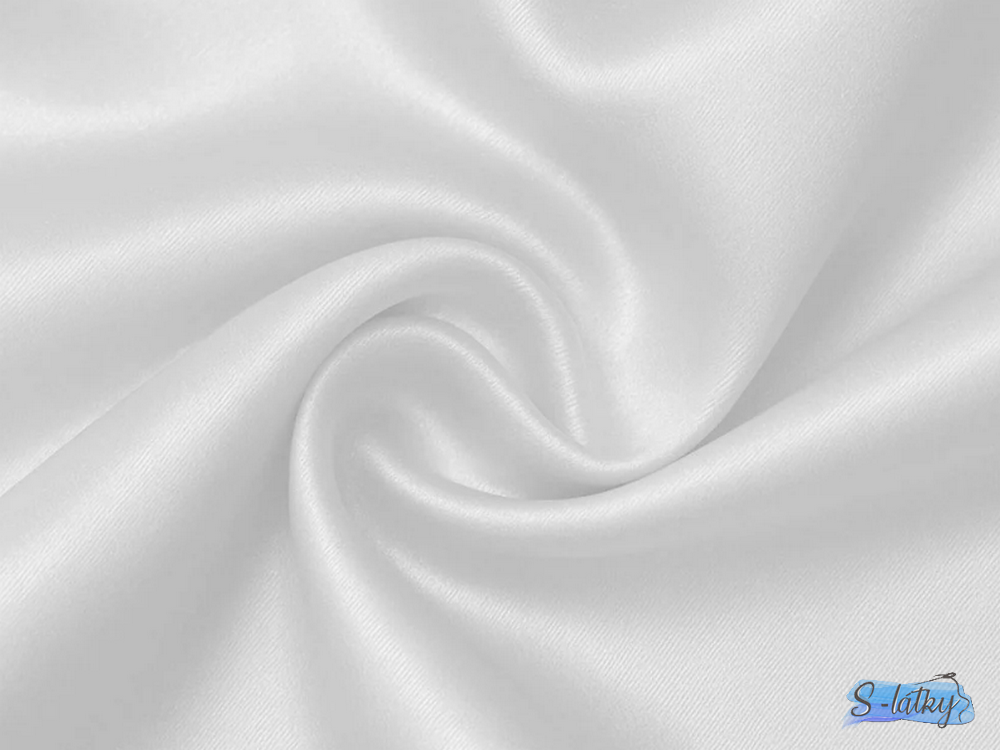 Satén bílý (white)
