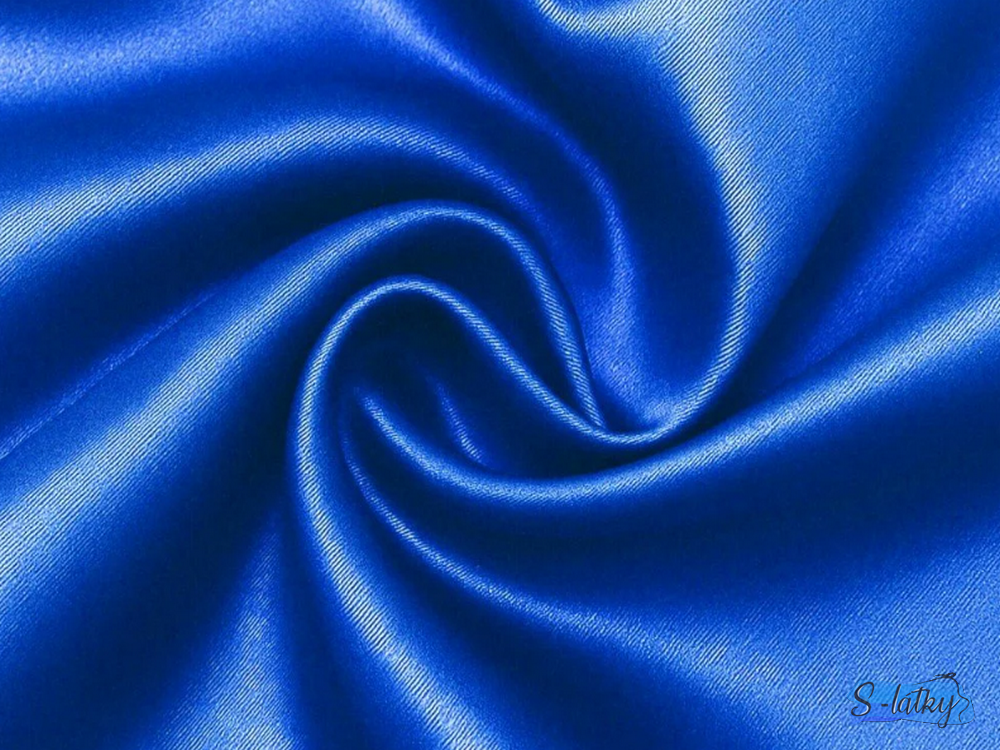 Satén královsky modrý (cobalt)