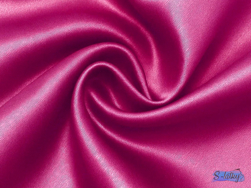 Satén tm.růžový (hot pink)