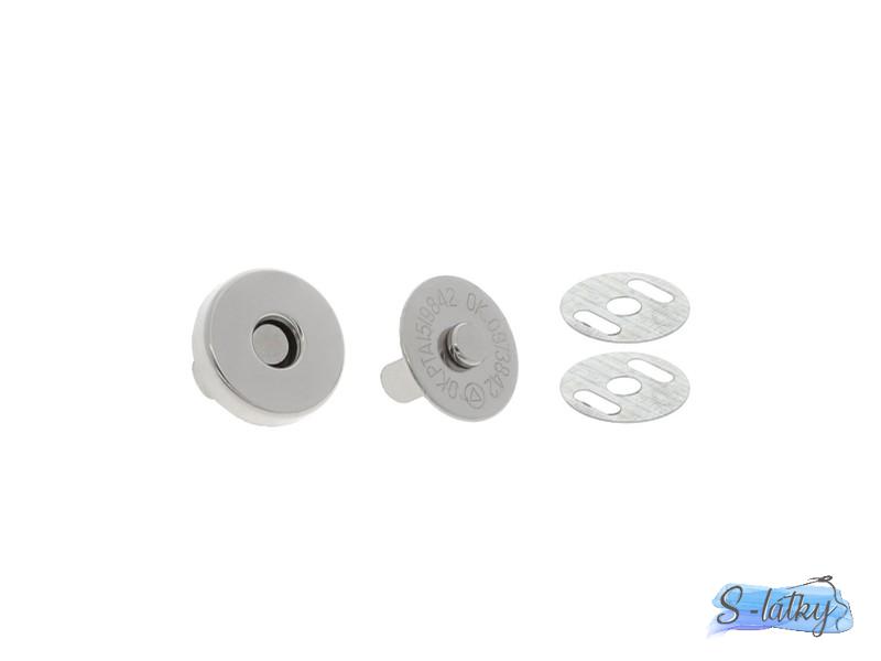 Kulatý magnet 14/14 mm nikl 2ks