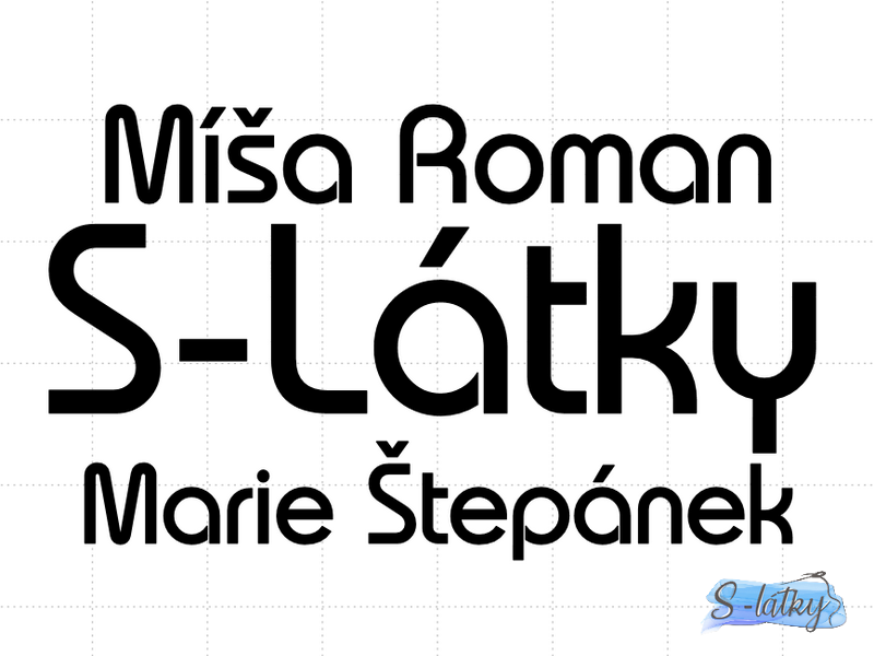 Nažehlovací jména na přání 9