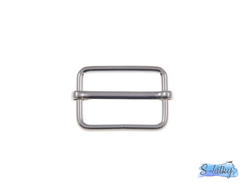 Posunovač na popruhy 30mm nikl