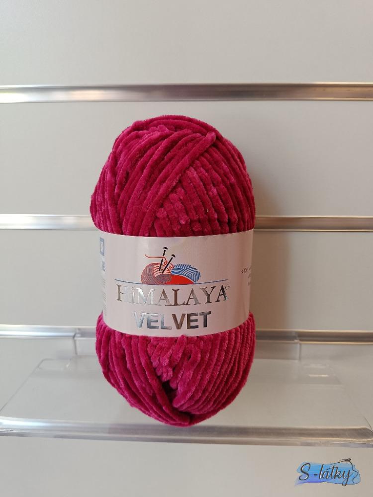 Příze Velvet malina č.90010