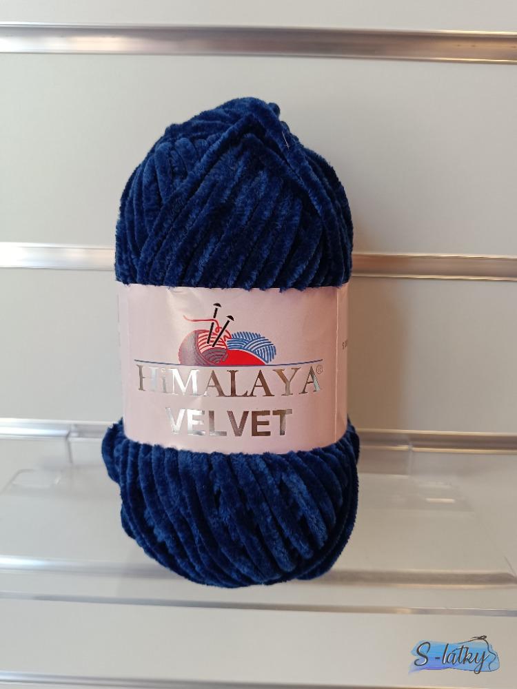 Příze Velvet tm.modrá č.90021