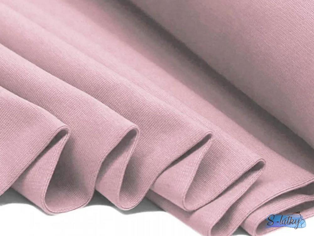 Náplet hladký starorůžový (oldpink) kruh obvod 70cm