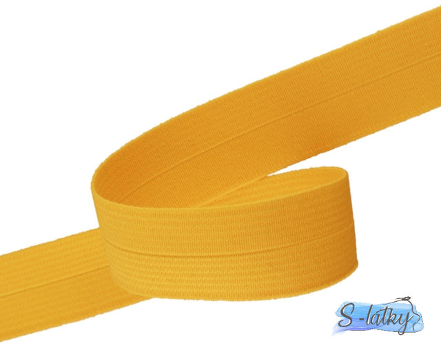 Lemovací pruženka 23 mm - žlutá