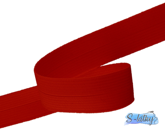 Lemovací pruženka 23 mm - červená