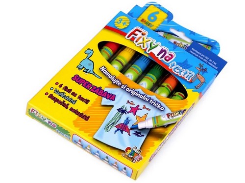 Fixy / Křídy / Tužky na textil